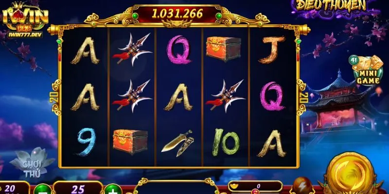 Giới thiệu về slots Điêu Thuyền tại iWin