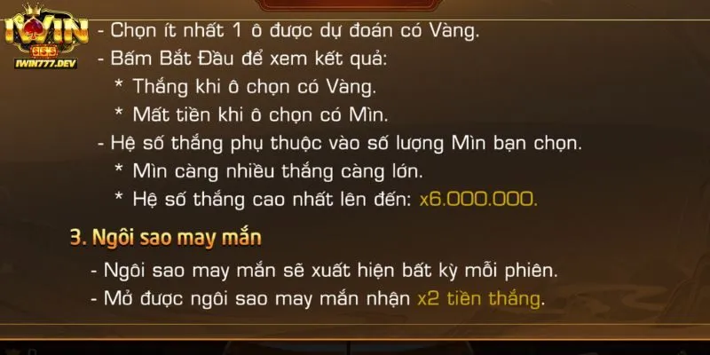 Hướng dẫn tham gia chơi đào vàng iWin cho người mới