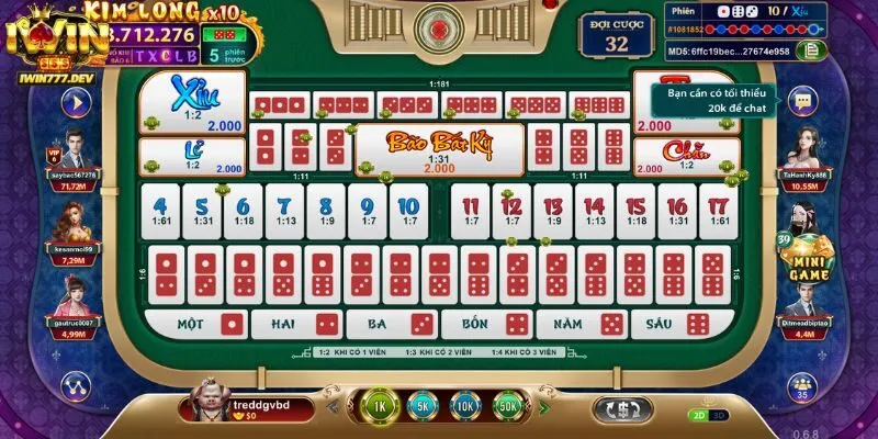 Giới thiệu về Game Sicbo iWin