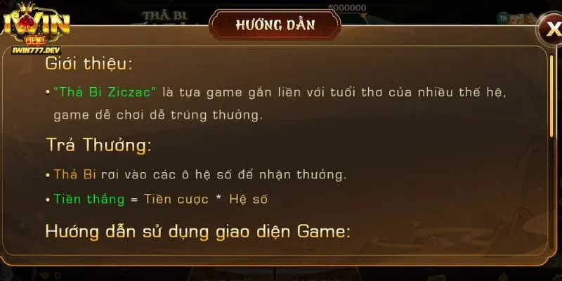 Khám phá chi tiết về trò chơi Zic Zac Iwin 